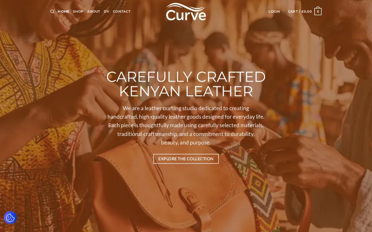 Screenshot of Curve Creatives
